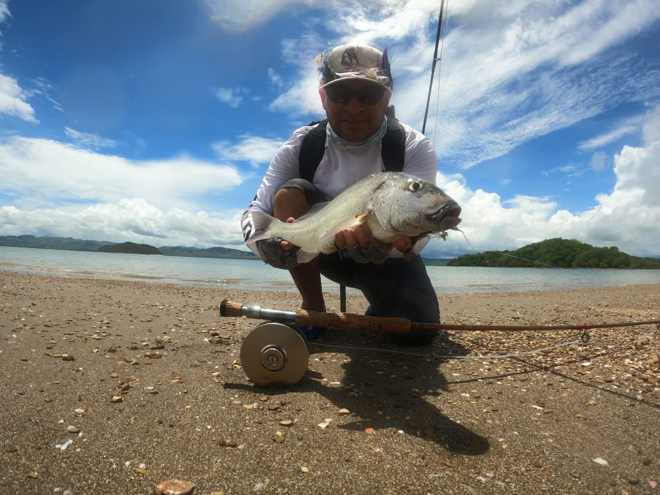 Beach permit on fly